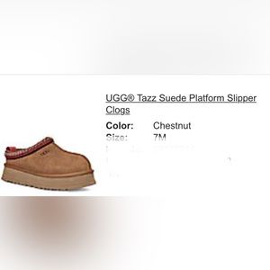 Ugg authentic New Womens Tazz suede platform slipper clog